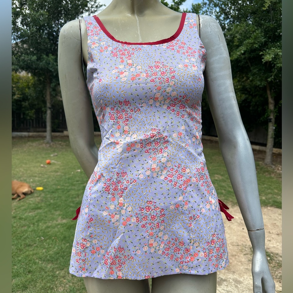 Vintage 80’s Custom Made Floral Tennis Dress -XS 🎾